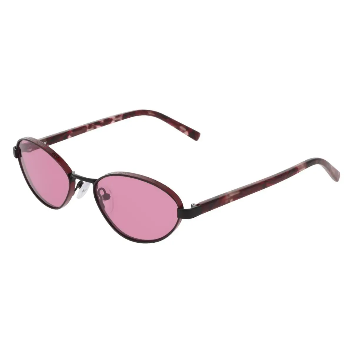 Dkny DK 118 S Satin Black/rose 002 Size 53 Sunglasses by DKNY