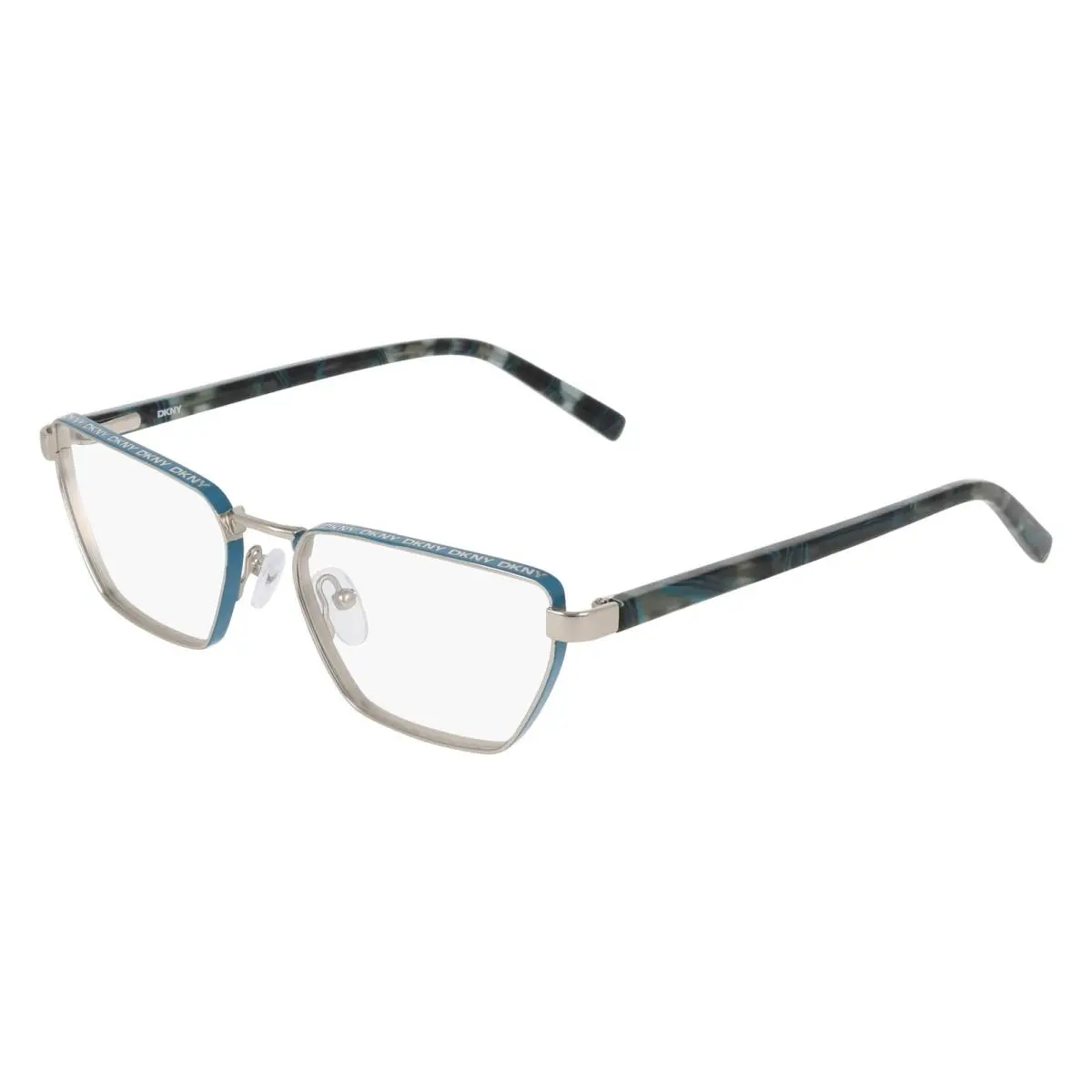 Dkny DK 1038 Satin Silver 042 Size 53 Eyeglasses