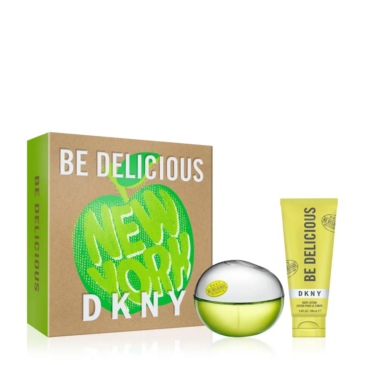 Dkny Be Delicious Eau de Parfum Perfume Spray For Women 3.4 Fl Oz Pack of 2