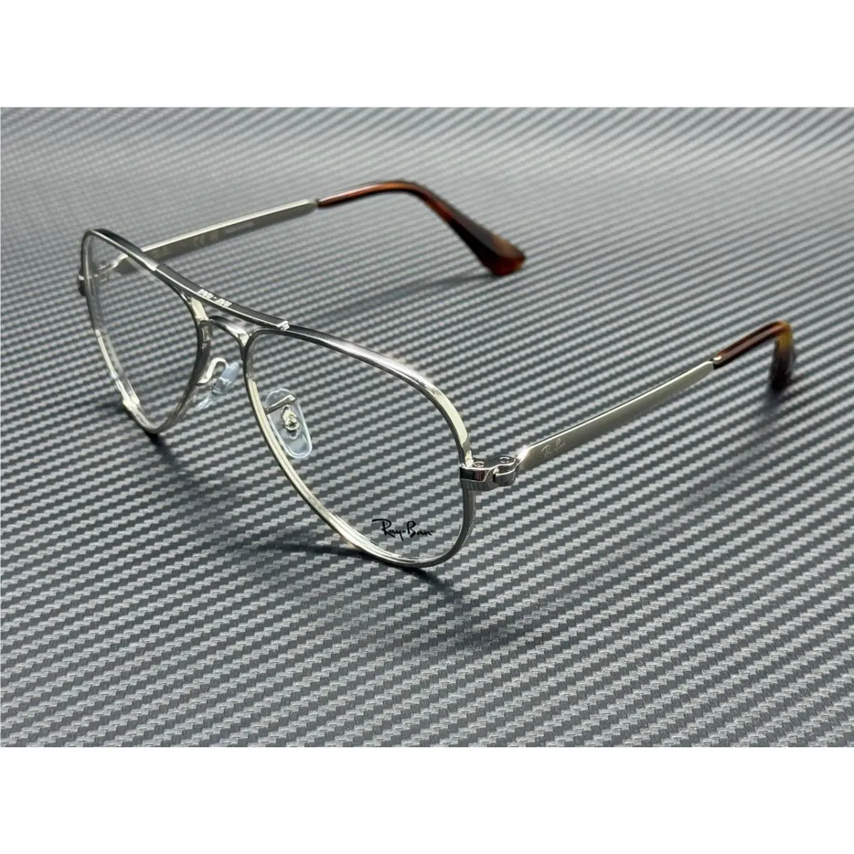 Ray Ban RX3925V 2501 Silver Aviator Max Unisex 58 mm Eyeglasses