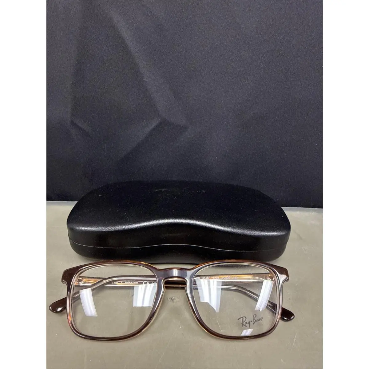 Ray-ban RX5418F Asian Fit 8365 Men`s Glasses Brown Size 54 - Hsa/fsa Insurance 1