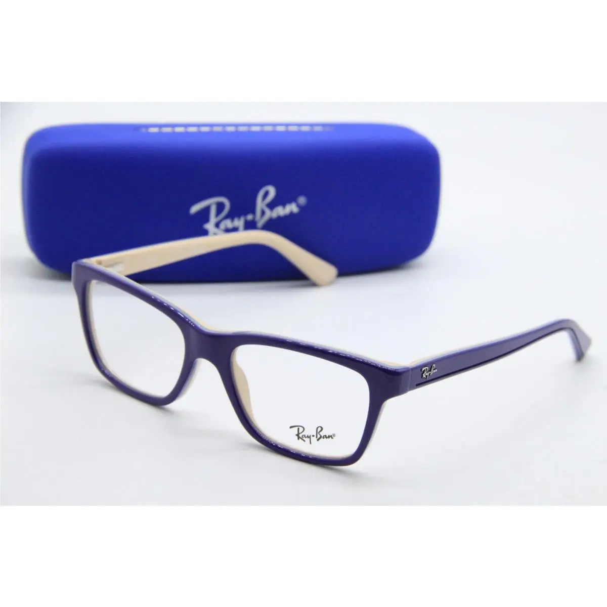 Ray-ban Junior RB 1536 3818 Violet Pink Eyeglasses W Case 48-16