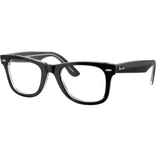 Ray-ban RB4340V 2034 Wayfarer Black Clear Optical Eyeglasses Frames Unisex