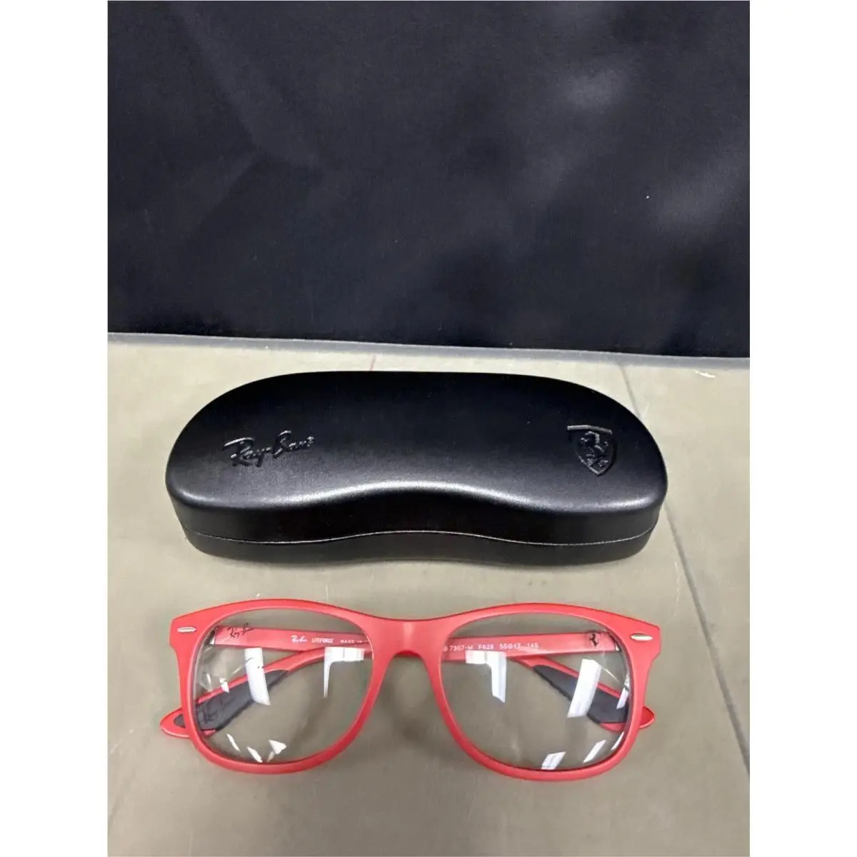 Ray-ban RX7307M Scuderia Ferrari Collection Prescription Eyewear Frames Matte R