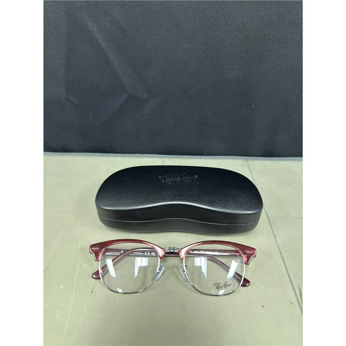 Ray-ban Unisex Eyeglasses RB5154 - Red - 53mm