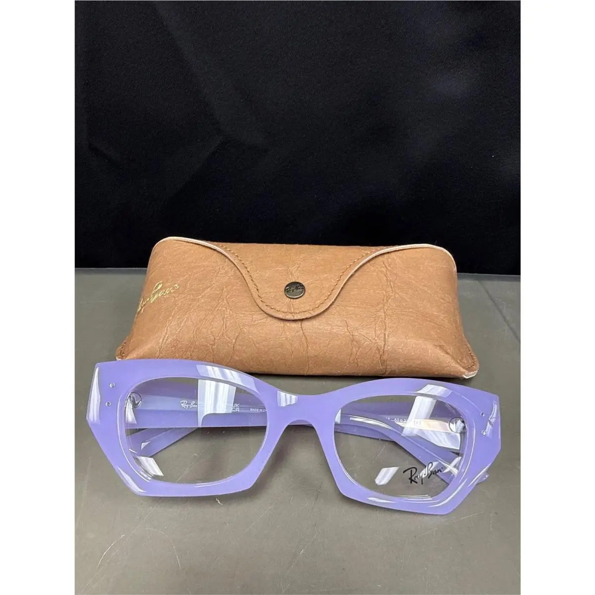 Ray-ban Unisex Eyeglasses RB7330 - Purple - 52mm