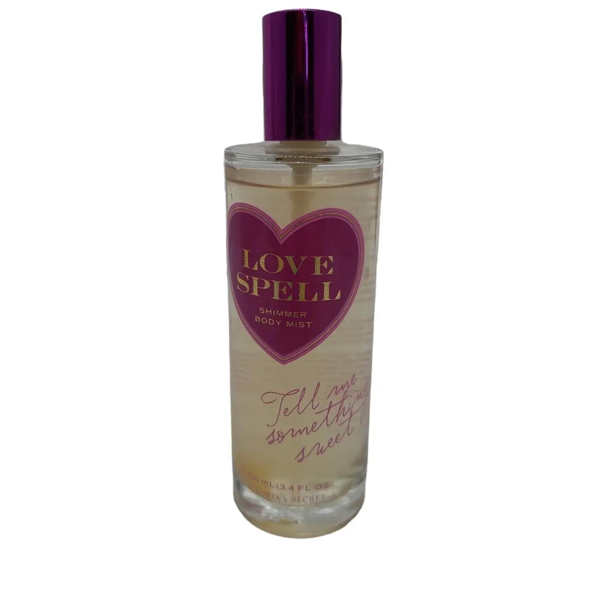 Vintage Victoria`s Secret Love Spell Shimmer Body Mist Fragrance 3.4 oz