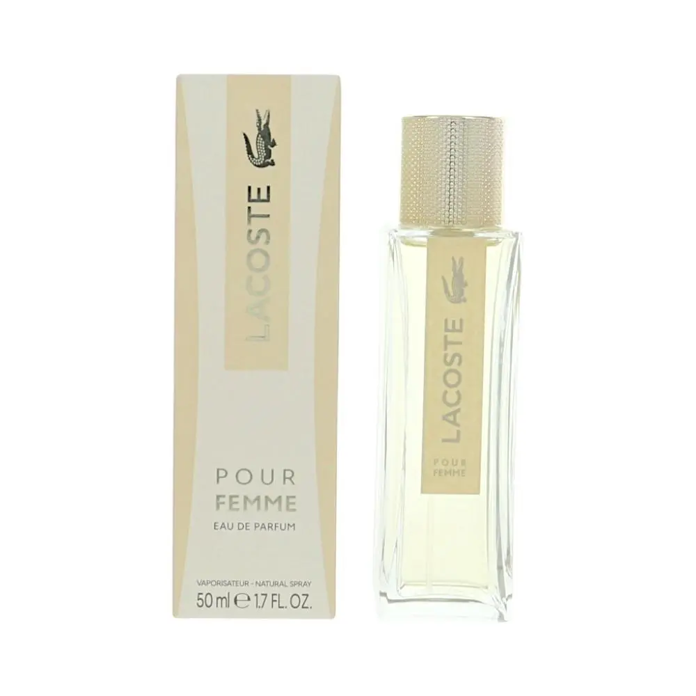 Lacoste Pour Femme Eau De Parfum Spray Perfume For Women 1.6 Oz