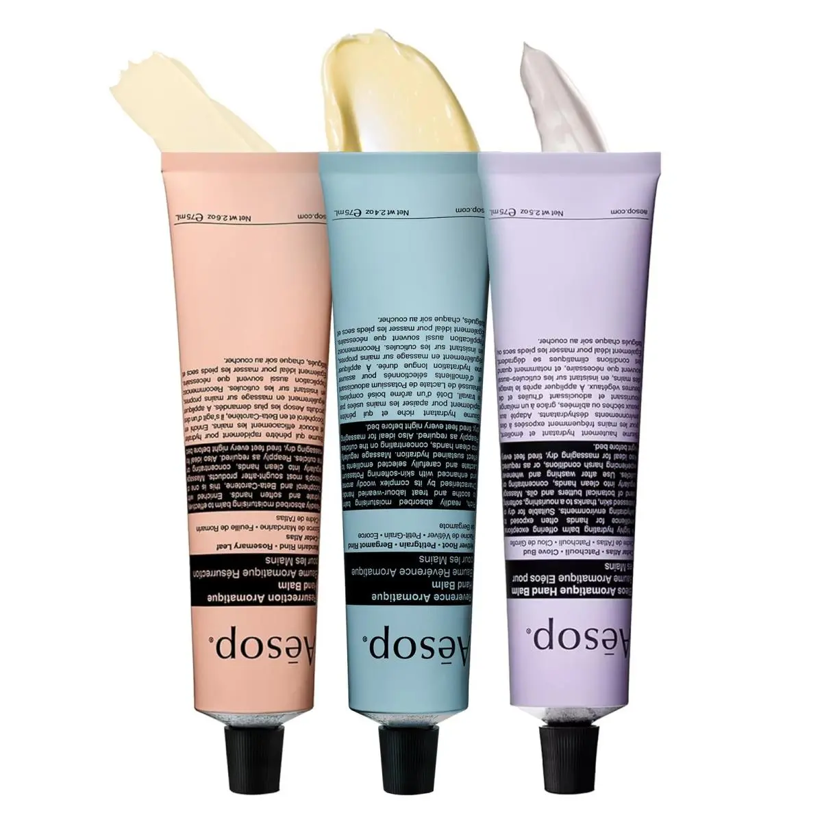 Hand Cream Trio Resurrection Reverence Eleos 2.4 Fl Oz Pack of 3  Balm Care by Aesop