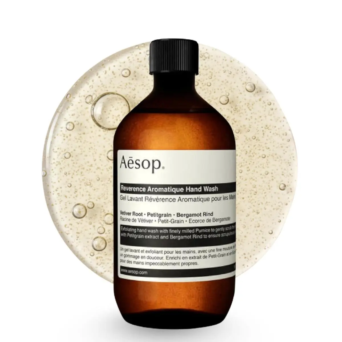 Aesop Reverence Aromatique Hand Wash Refill 16.9 oz Cream Led Cleanse Exfoliate