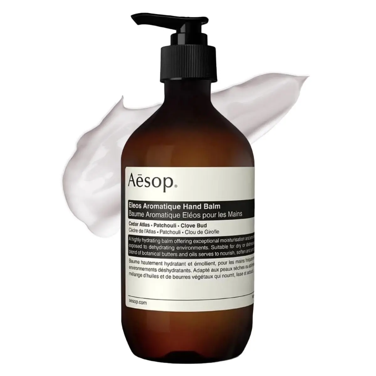 Hand Balm Hydrating Aesop Eleos Aromatique 16.9 oz 500mL Dry Hands Enriched Oils