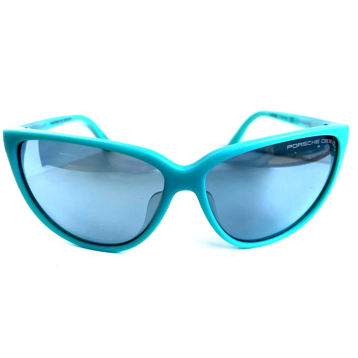Porsche Design P 8588 B Oversized Green Cat Eye Women`s Sunglasses Italy