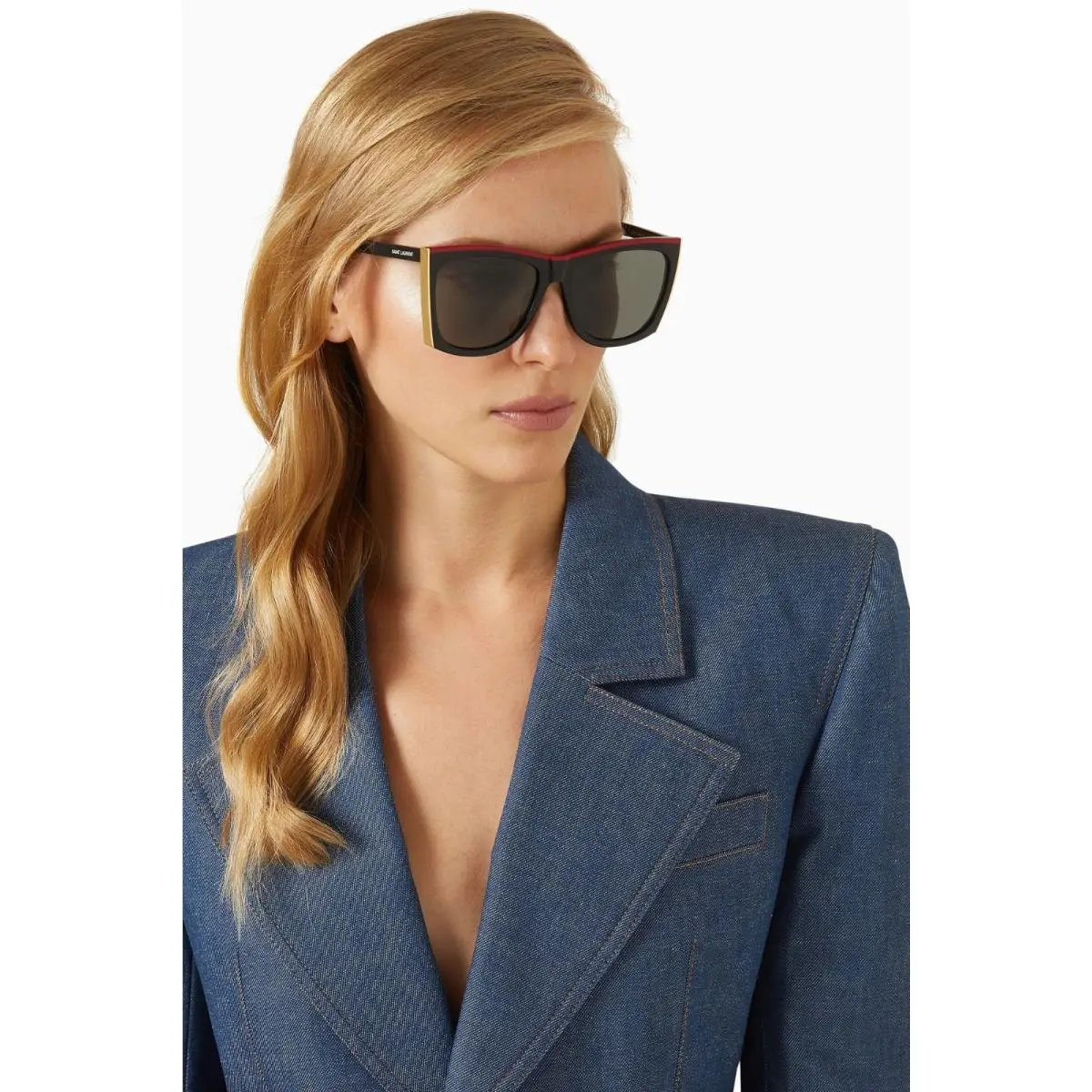 Saint Laurent SL539 Paloma 001 Sunglasses Women Black/gray Eyewear by Yves Saint Laurent