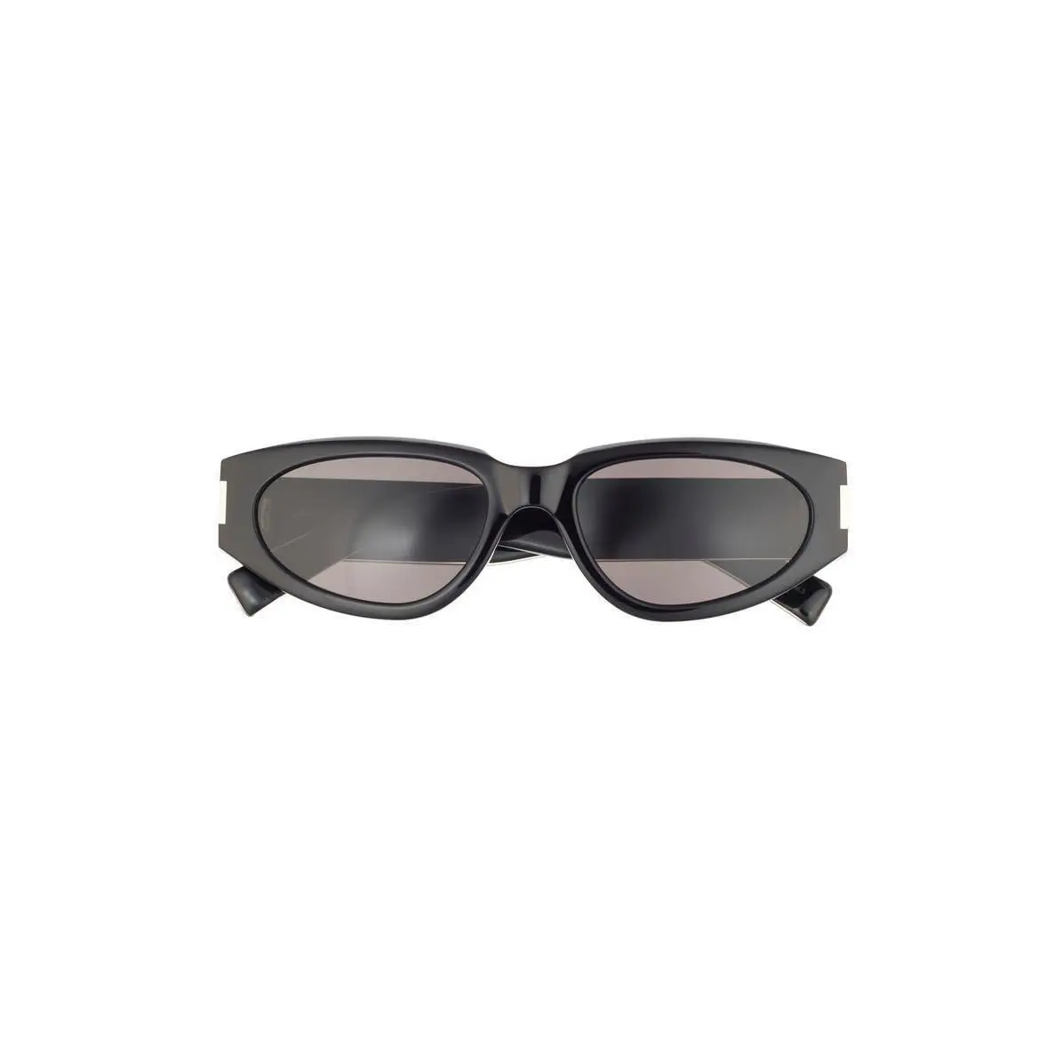 Saint Laurent Women Cat Eye Sunglasses Black Black Grey
