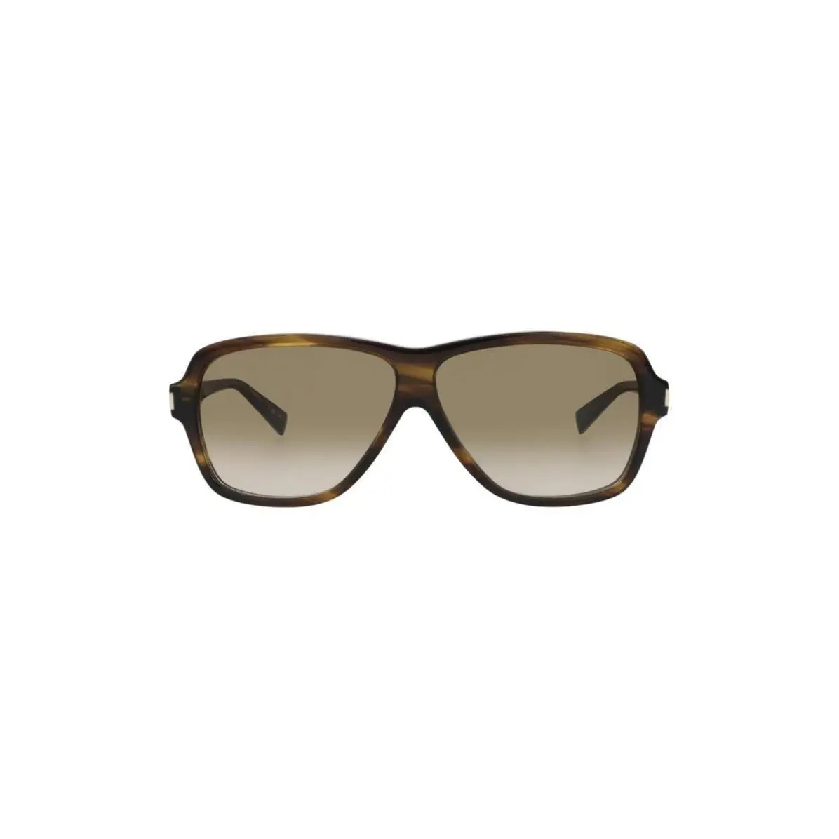 Saint Laurent Men 62mm Polarized Aviator Sunglasses Havana Havana