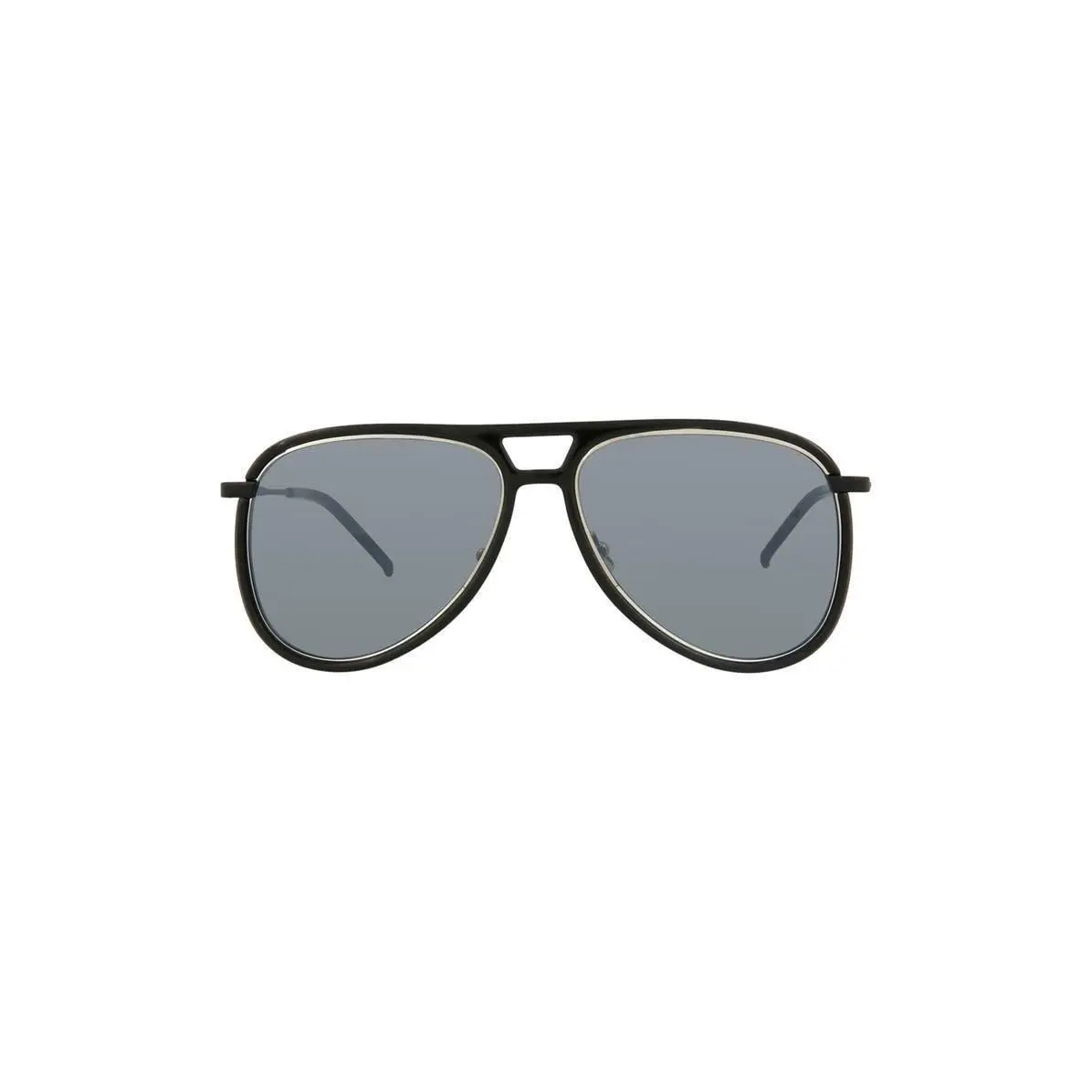 Saint Laurent Women 56mm Pilot Sunglasses Black Silver by Yves Saint Laurent