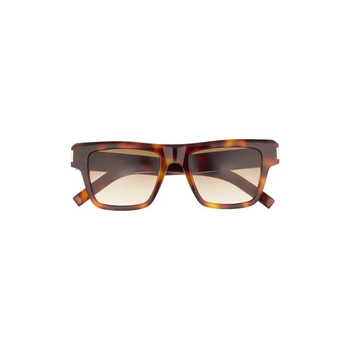Saint Laurent Men 51mm Square Sunglasses Havana Havana Brown