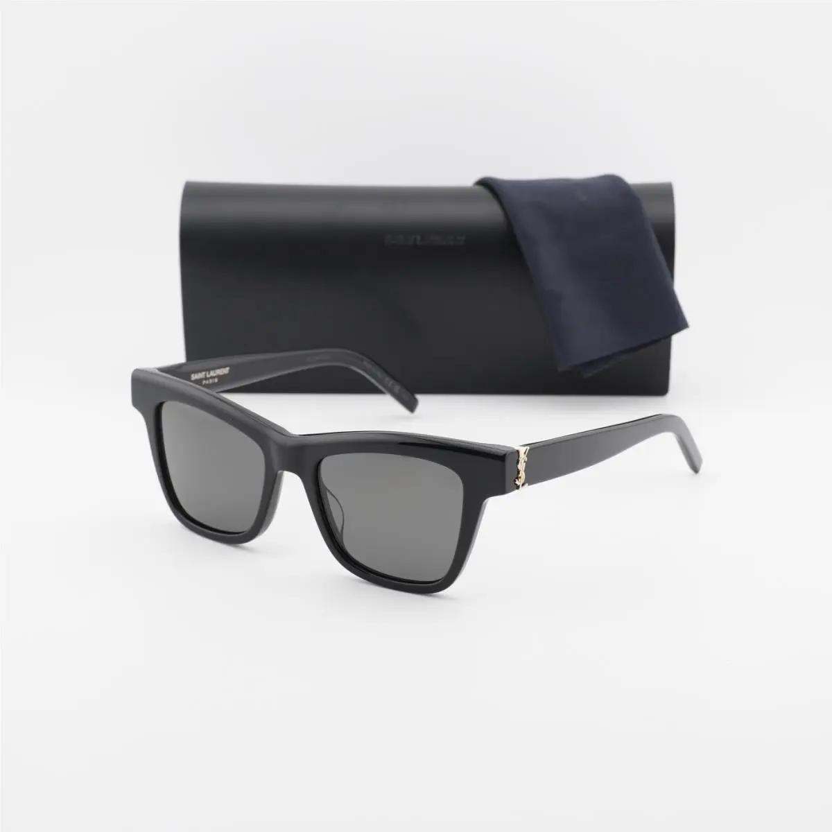Saint Laurent SLM106 005 Black/grey Polarized 52-18-140 Sunglasses