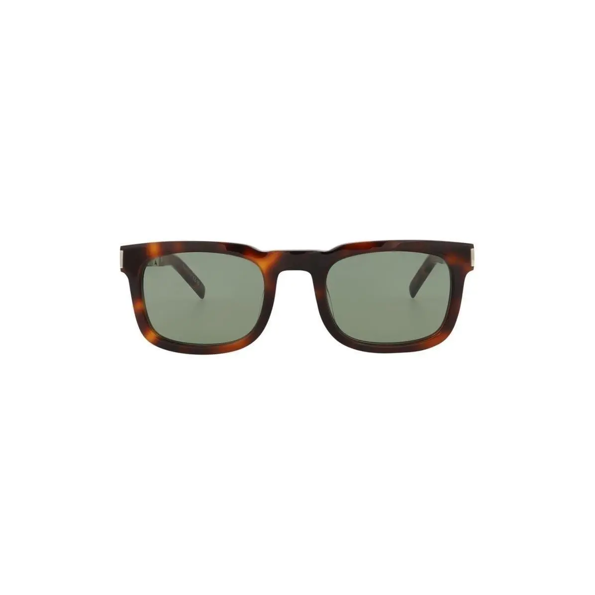 Saint Laurent Women 51mm Square Sunglasses Havana Gold Green by Yves Saint Laurent