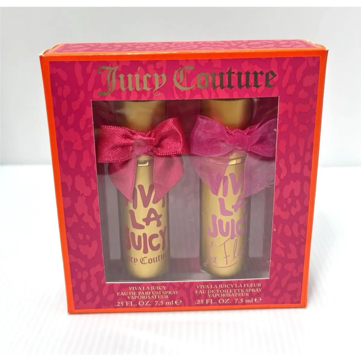 Juicy Couture Viva La Juicy 2pc Purse Spray Gift Set La Fleur Eau De Parfum