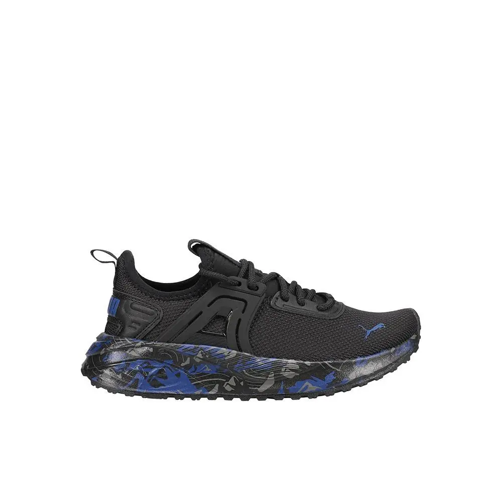 Puma Pacer 23 Mountain Park Lace Up Youth Boys Black Sneakers Casual Shoes 3952 - Black