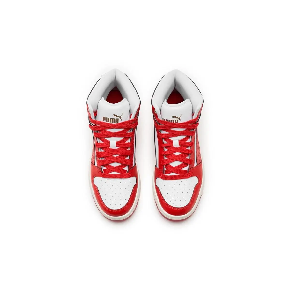 Puma shoes - Puma White/Candy Apple/Puma Gold 7