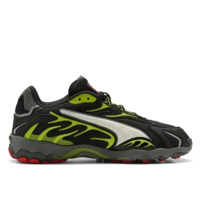 Puma Inhale A$ap Rocky Black Lime Pow Mens 402459-01 Sz 10.5