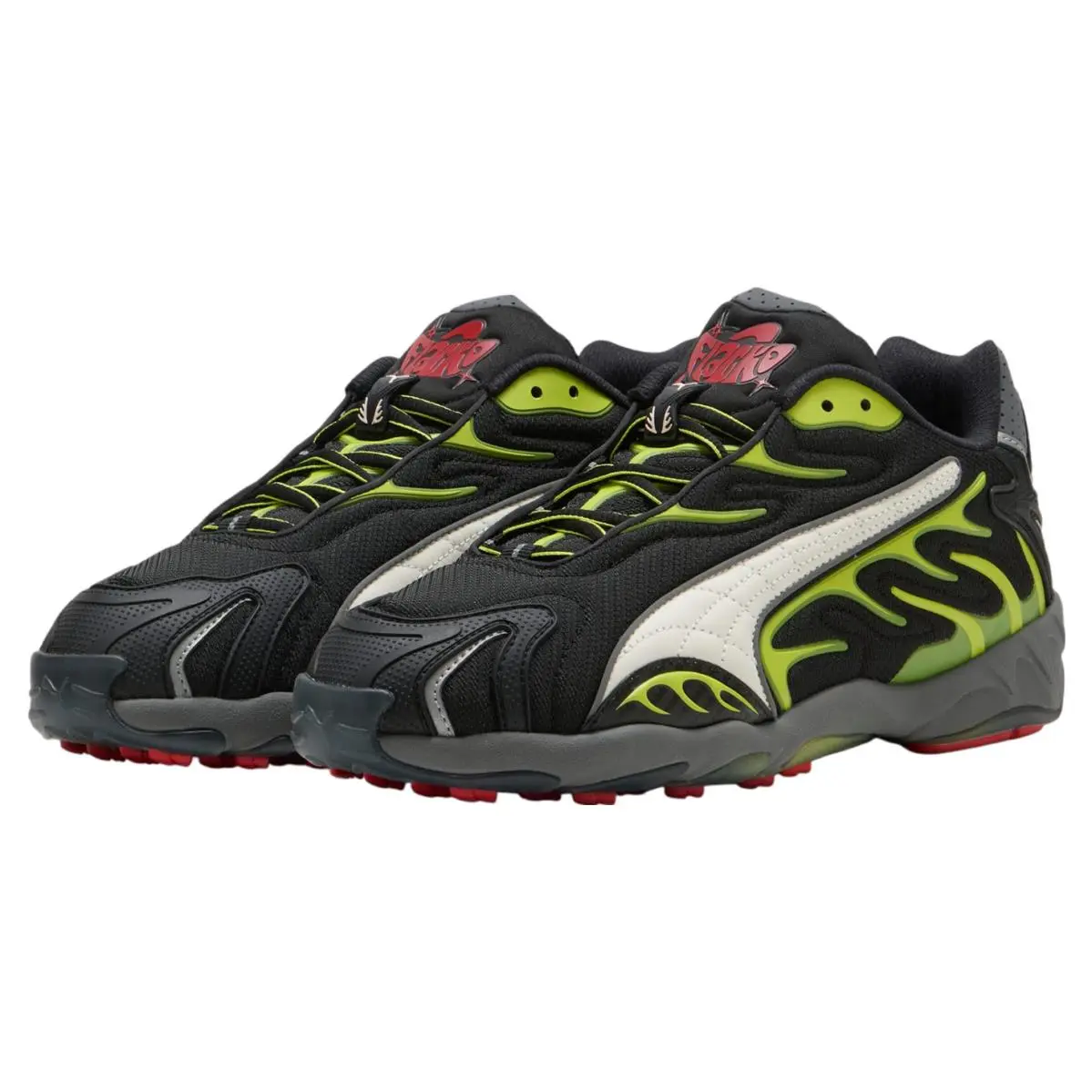 Puma shoes - Inhale A$AP Rocky Black Lime Pow - 402459-01 - Black 0