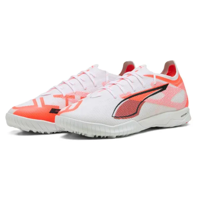 Puma Men`s Ultra 5 Pro Cage Soccer TF White/orange 108173-01 j