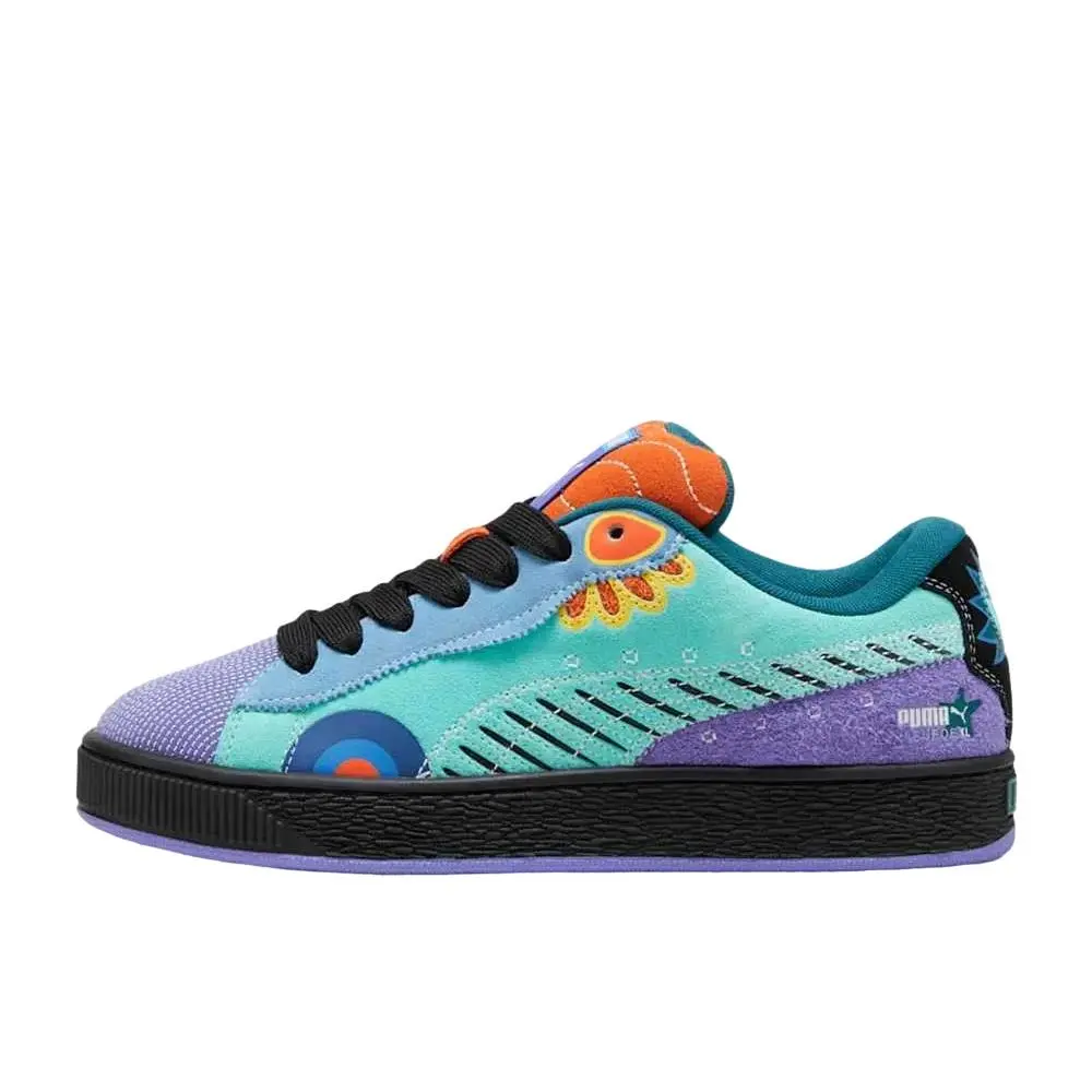 Puma Suede XL Dia De Los Muertos Mint Mens 398409-01 Sz 9
