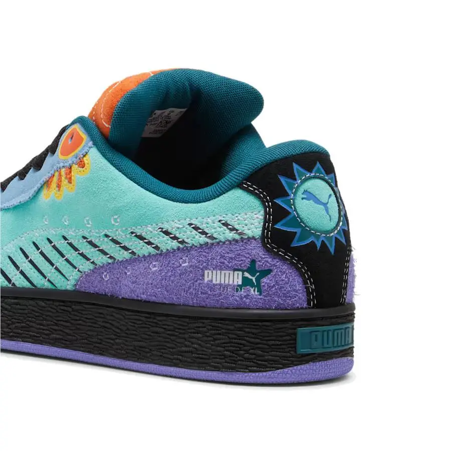 Puma shoes - Suede XL Dia De Los Muertos Mint - 398409-01 - Green 1