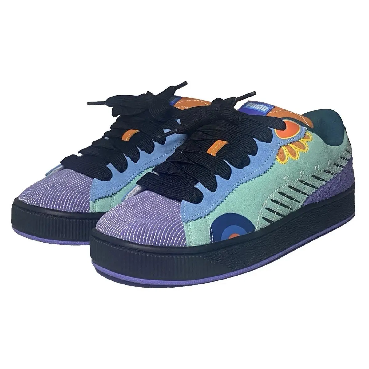 Puma shoes - Suede XL Dia De Los Muertos Mint - 398409-01 - Green 5