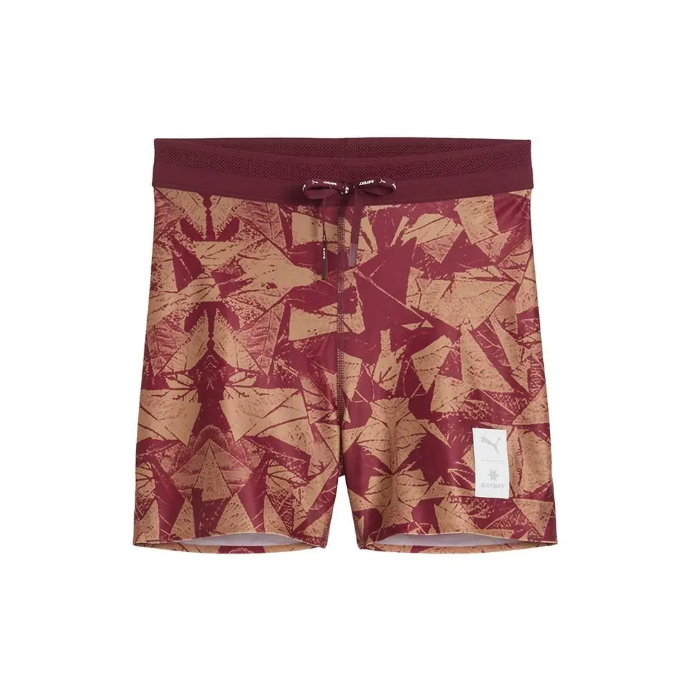 Puma X Saysky 4 Inch Short Womens Red Casual Athletic Bottoms 52783490