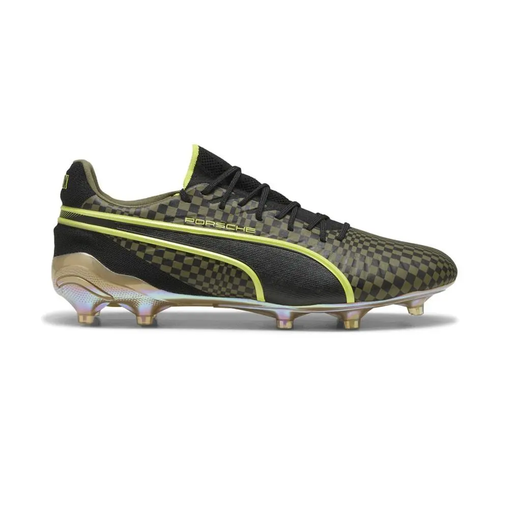 Puma King Ultimate Porsche Soccer Cleats Mens Black Sneakers Athletic Shoes 1084