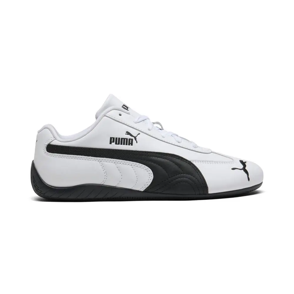 Puma Speedcat Full Leather Lace Up Mens White Sneakers Casual Shoes 40544903