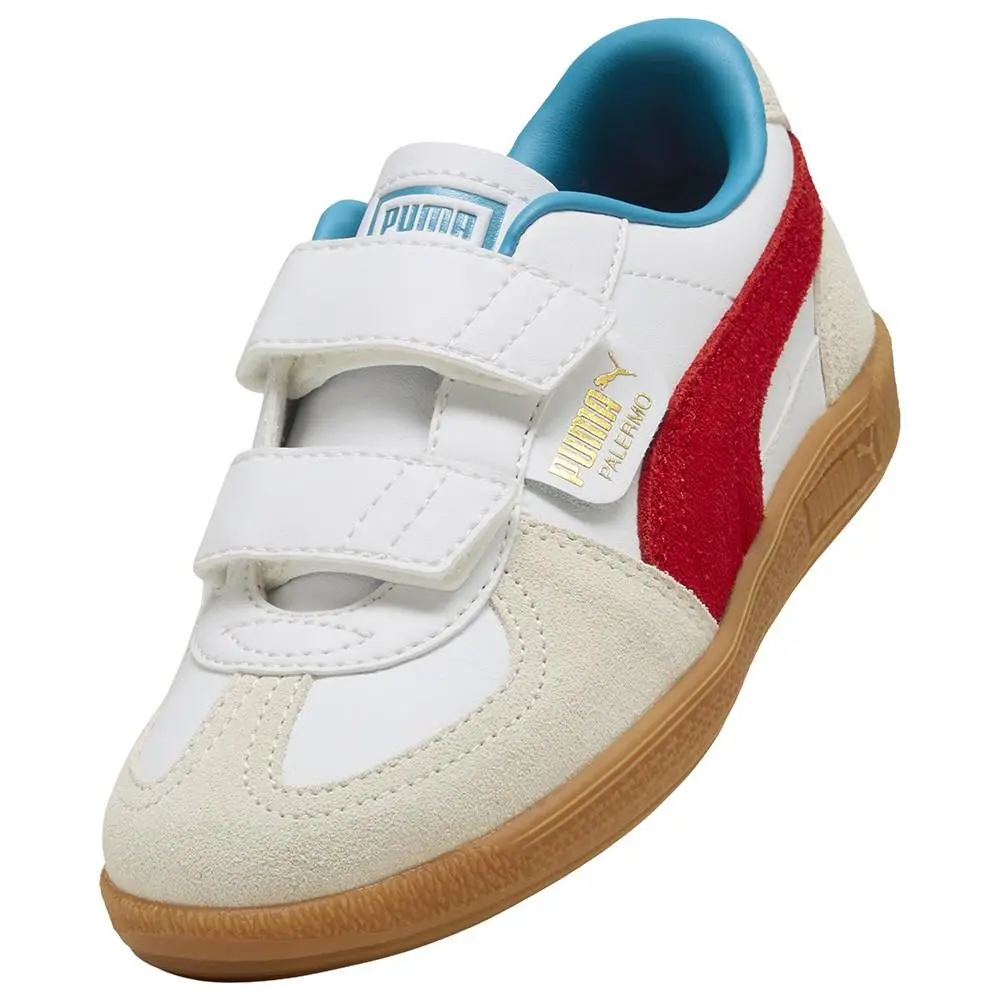 Puma shoes - PUMA Palermo Leather Easy On  Toddler - 40200310 - White 4