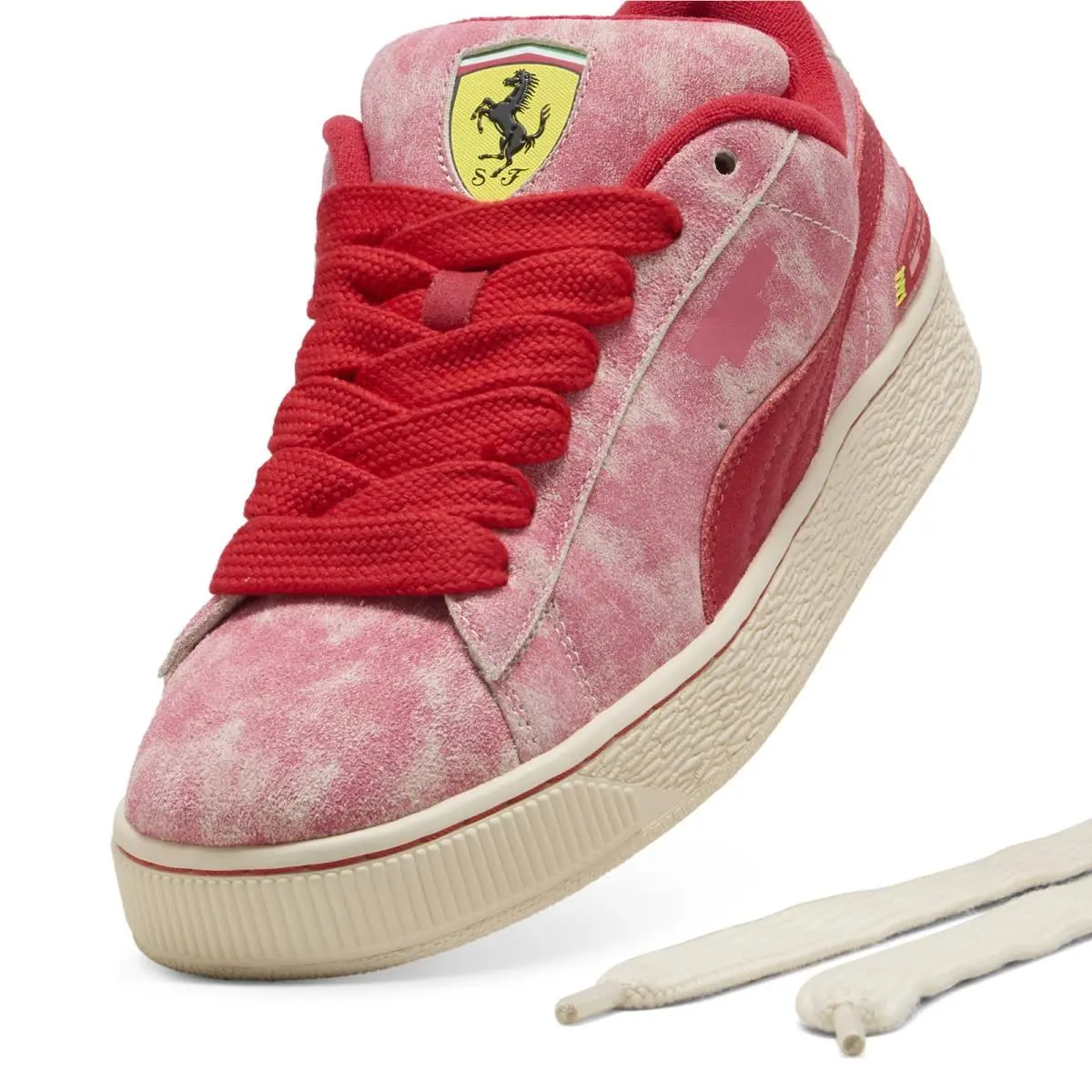 Puma shoes - Puma Scuderia Ferrari Suede Xl Desert - 30878501 - Pink 2