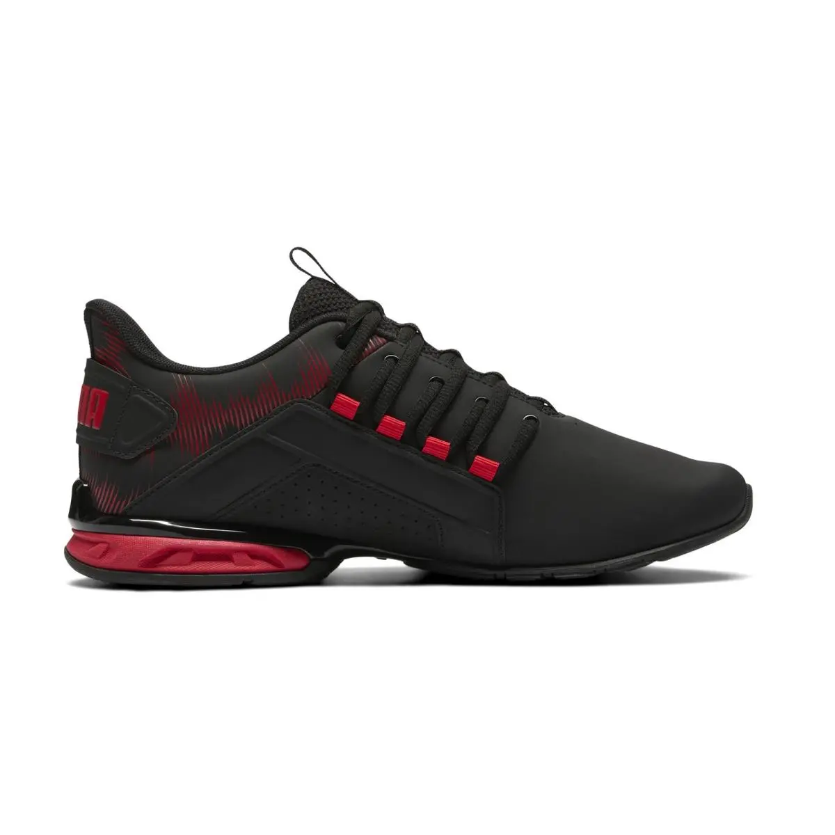 Puma Viz Runner Rapid Nbk Sonic Drip Mens Black Athletic Running Shoes