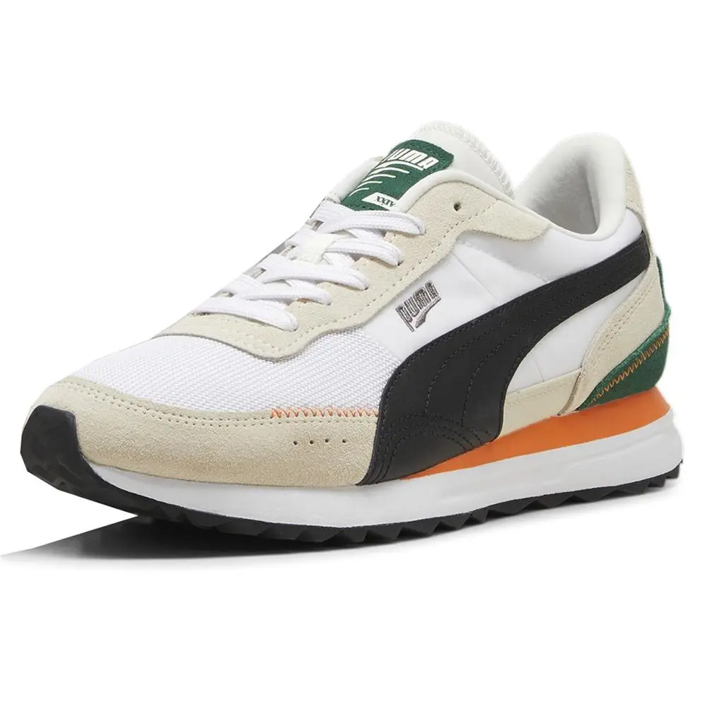 Puma shoes - PUMA Road Rider Suede Lace Up - 39737701 - White 0