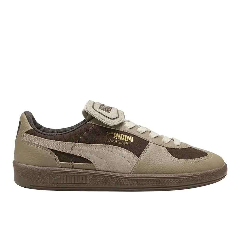 Puma Palermo Futbolito Lace Up Mens Brown Sneakers Casual Shoes 40325802