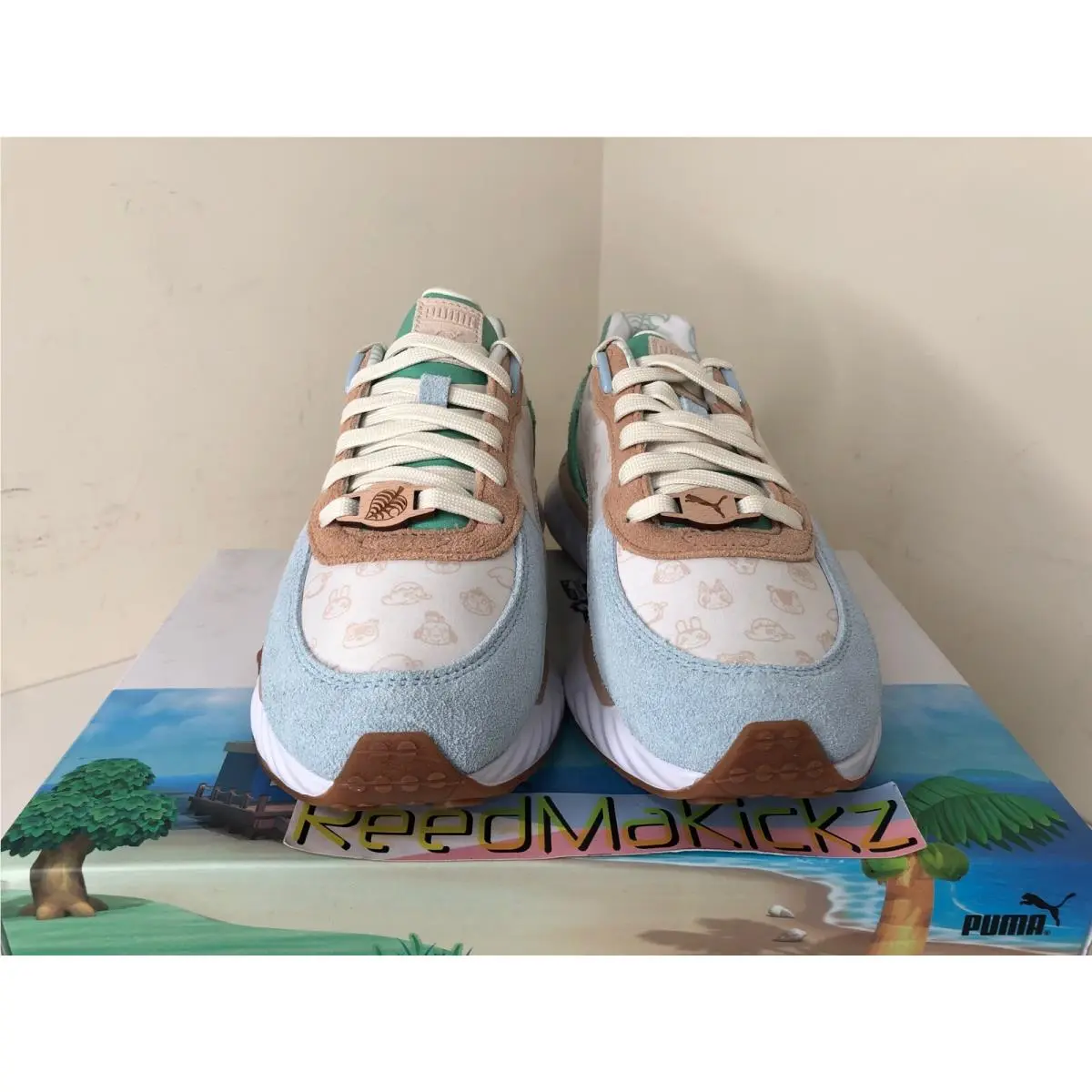 Puma shoes - Puma Wild Rider Animal Crossing - 383070 01 - Light Sky, Manufacturer: Light Sky 0
