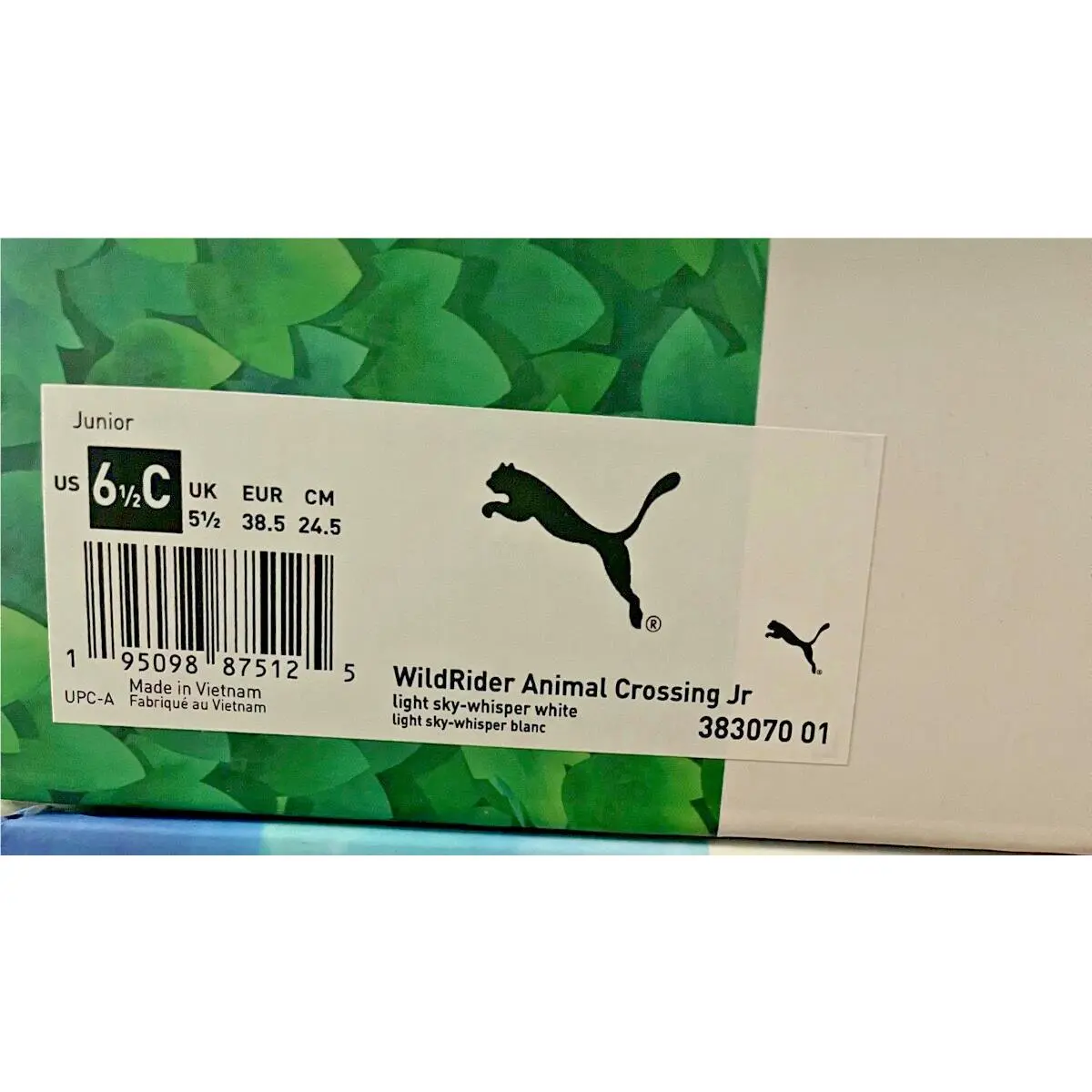 Puma shoes - Puma Wild Rider Animal Crossing - 383070 01 - Light Sky, Manufacturer: Light Sky 4
