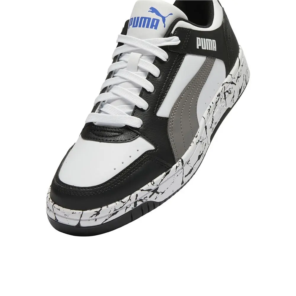 Puma shoes - PUMA Rebound Joy Low Marble Lace Up - 40305101 - White 4