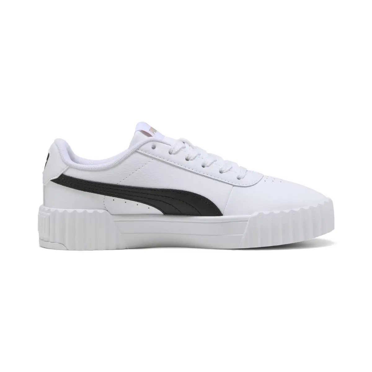 Puma Carina 3.0 40036503 Womens White Leather Lifestyle Sneakers Shoes