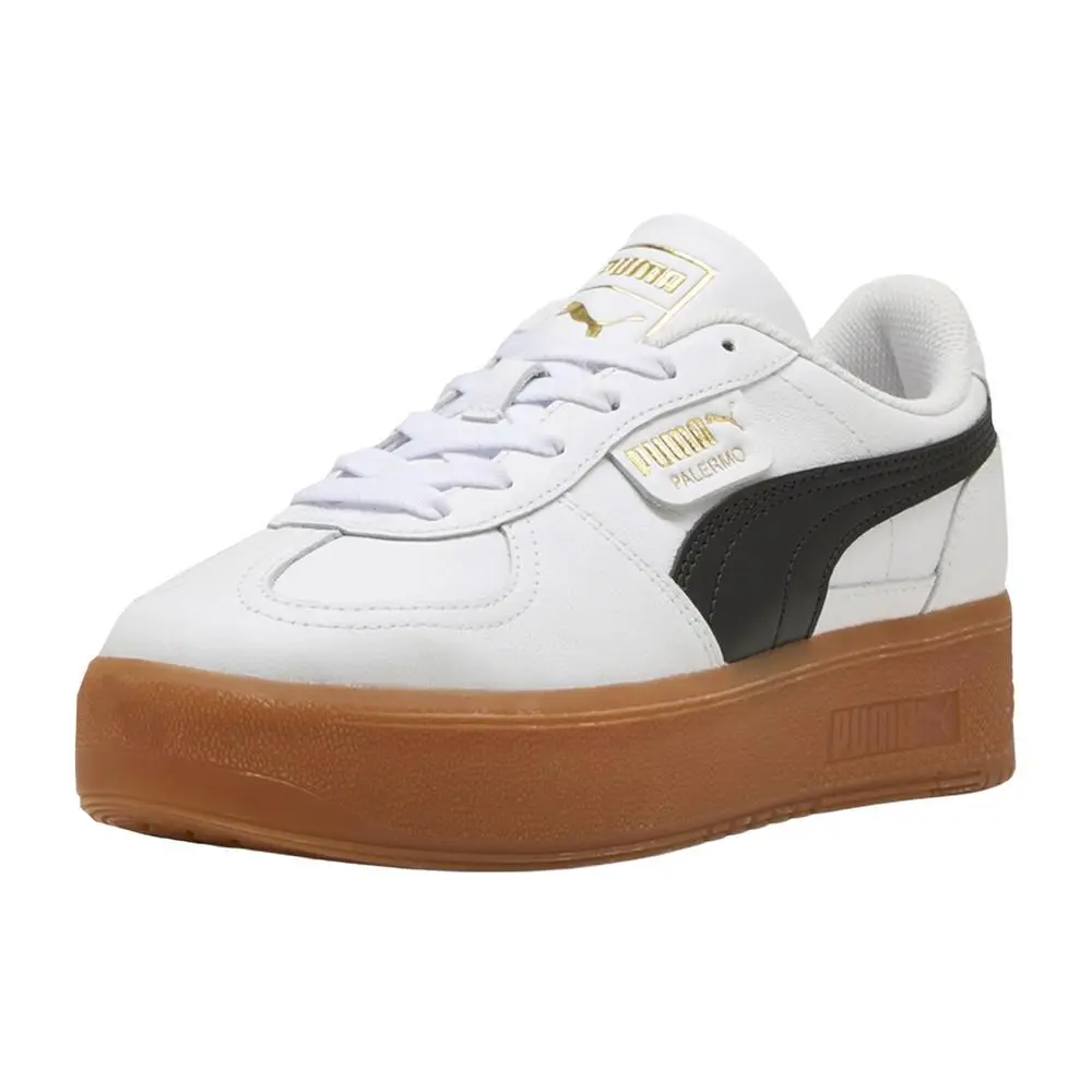 Puma shoes - PUMA Palermo Elevata Leather Lace Up - 40046102 - White 6