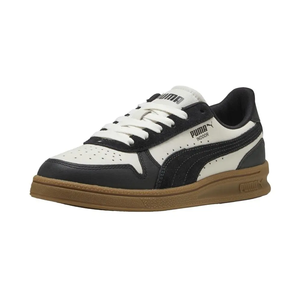 Puma shoes - PUMA Indoor Quiet Lux Lace Up - 40046401 - Black, White 0