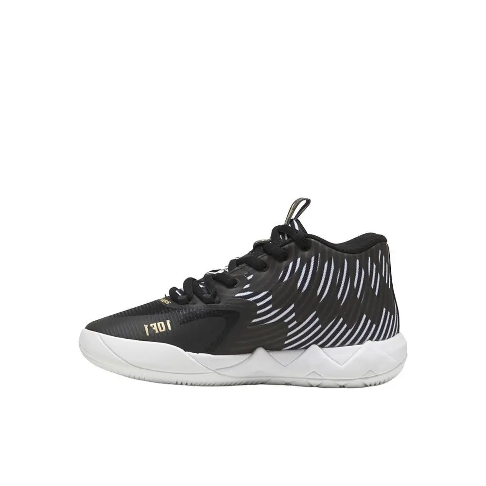 Puma shoes - PUMA  X Lamelo Ball Mb.01 50Th Basketball  Youth - 31050701 - Black, White 1