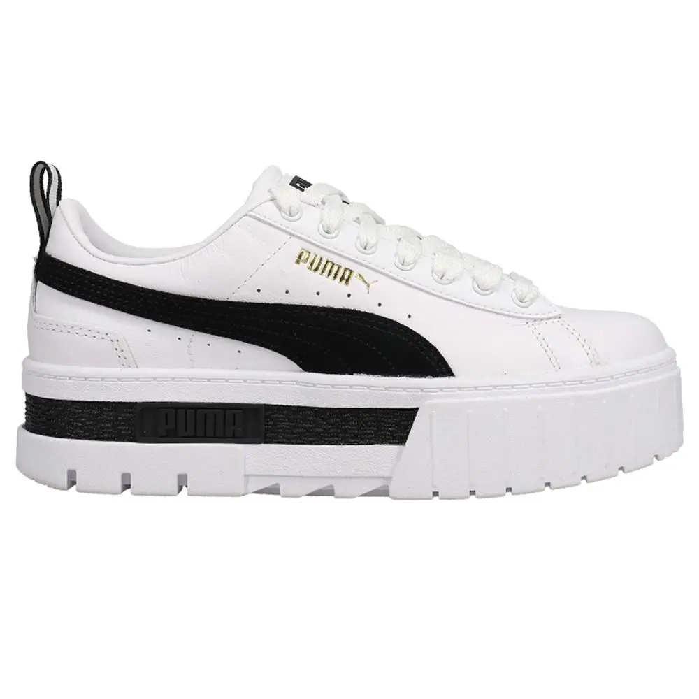 Puma shoes - PUMA Mayze Lace Up Platform - 38198301 - White 5