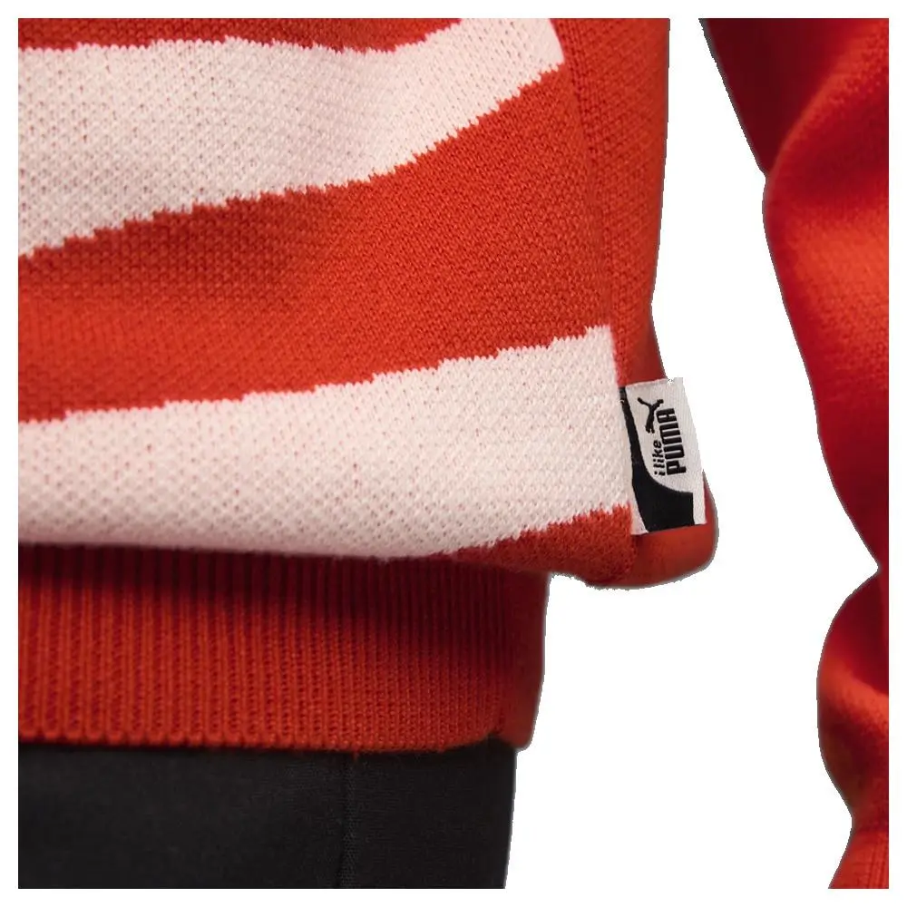 Puma clothing - PUMA The Neverworn Vi Knit Crew Neck Long Sleeve Sweater - 63251222 - Red 5