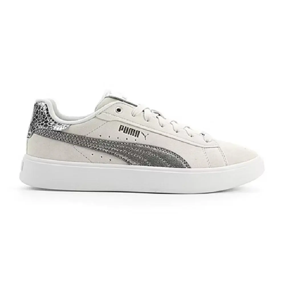 Women`s Puma Aveline Mixed Metals Gray-puma Aged Silver-silver 405586 01